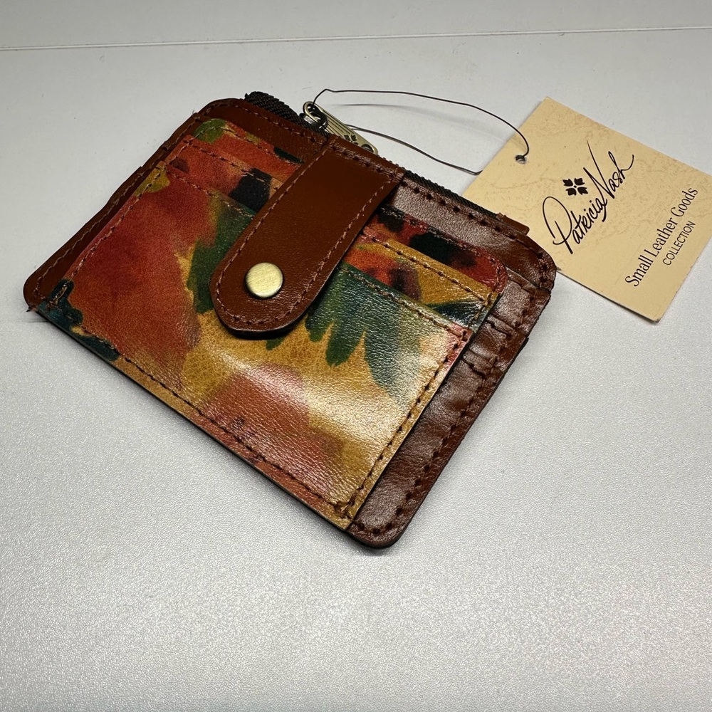 PATRICIA NASH Watercolor Butterfly CASSIS Card Holder Wallet NWT - Picture 2 of 4